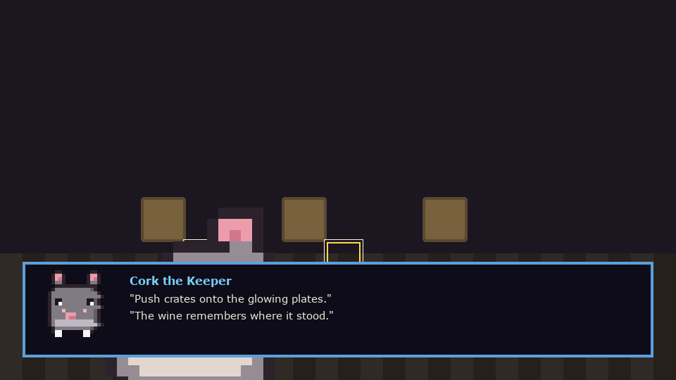 Cellar crate puzzle
